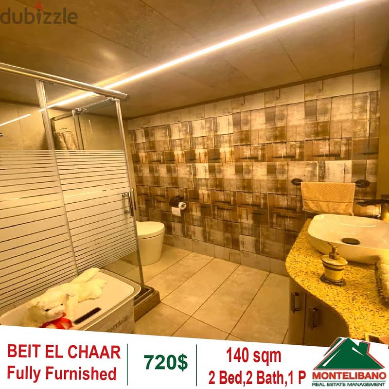 140 sqm Fully furnished Apartment for rent in Beit El Chaar with view 9