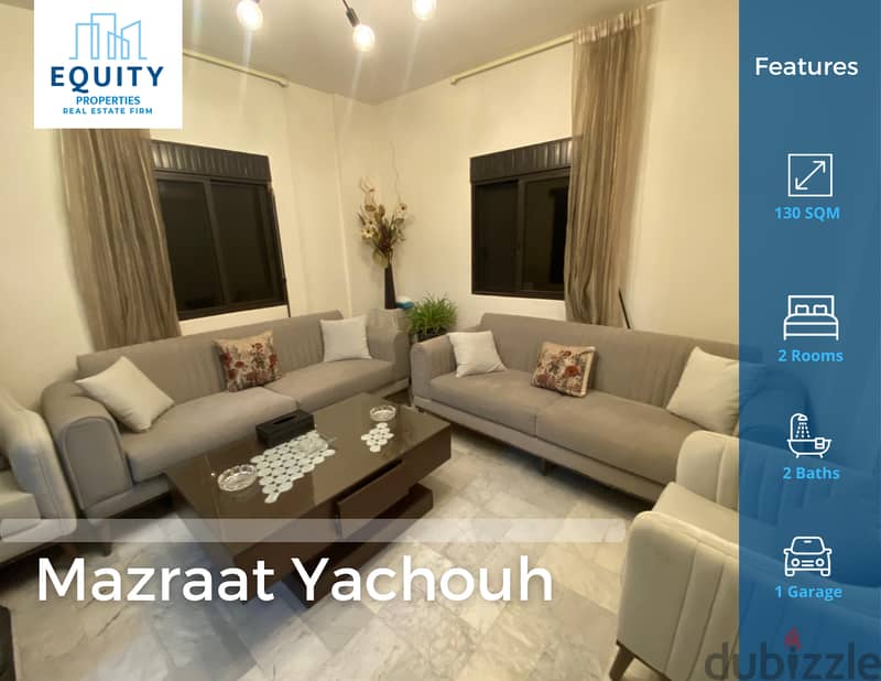 130 SQM Fully Furnished Apartment For Sale In Mazraat Yachouh#JM110711 0