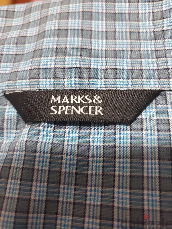 بيجاما رجالي كم طويل وبنطلون طويل قطن ١٠٠%١٠٠  ماركة Markes & Spencer 5