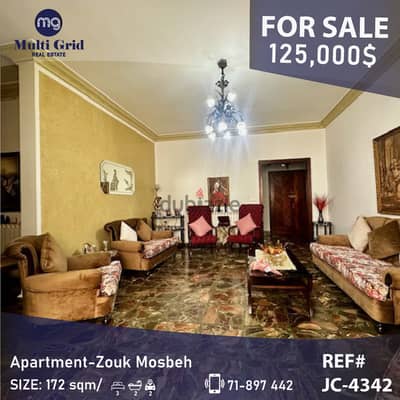 JC-4342 / Apartment for Sale in Zouk Mosbeh , شقة للبيع في زوق مصبح