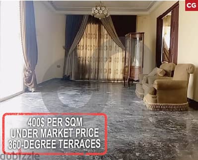 Hot Deal apartment 400$/sqm in Ain El Remaneh/عين الرمانة REF#CG114412