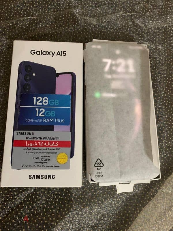 samsung A15 6gb 128gb 0