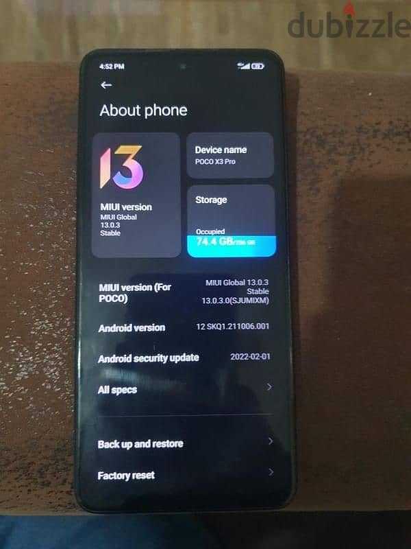 poco x3 pro 256gb 8 ram lphone te3ben chway men bara bs ba3do original 3