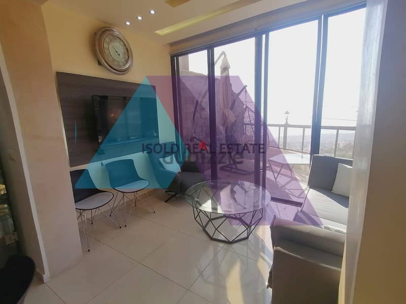 BrandNew Furnished 110m2 apartment+Terrace+View for sale in Blat-Jbeil 2