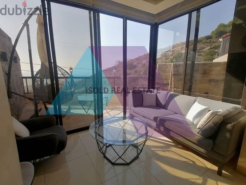 BrandNew Furnished 110m2 apartment+Terrace+View for sale in Blat-Jbeil 3