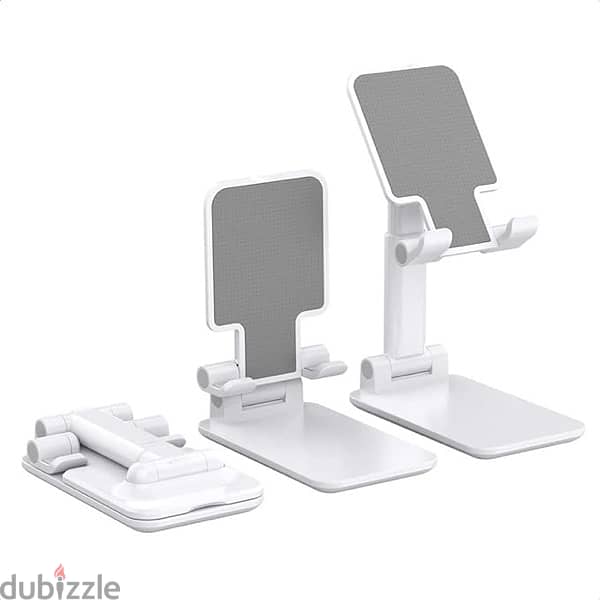 Cell Phone Stand Holder for Desk, Angle & Height Adjustable 0