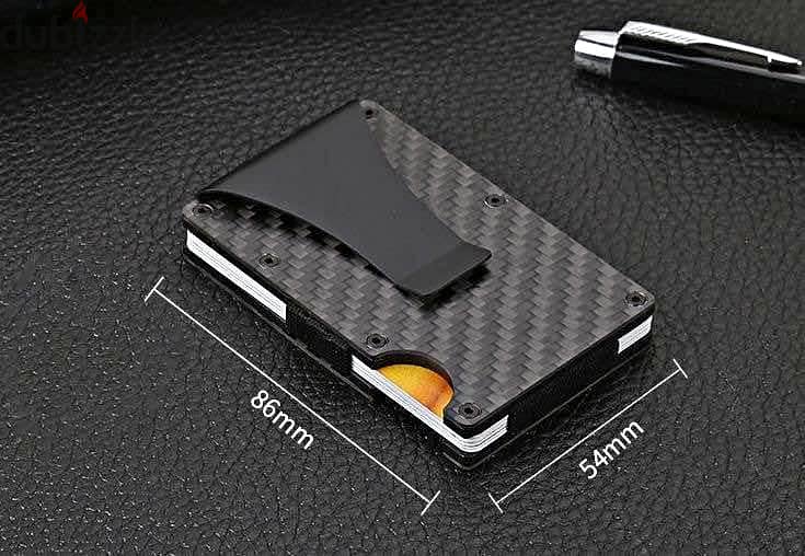 100% Carbon Fiber Wallet   Black 5