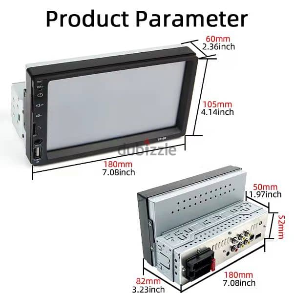 1 Din Car Screen Radio 3