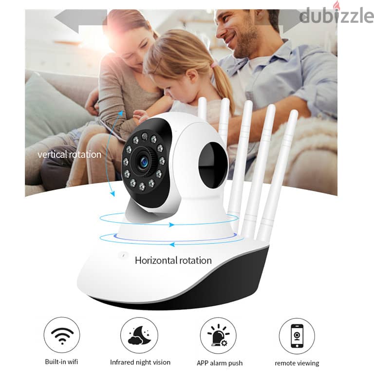 P2P Night Vision Camera 5 Antennas 2MP 1080p Full HD 1