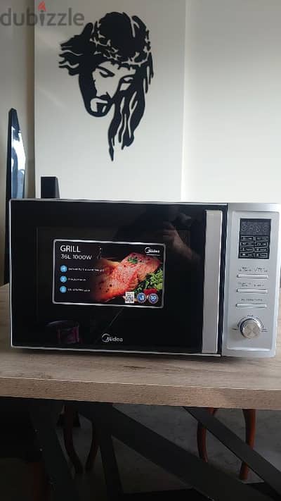 microwave, oven and grill midea