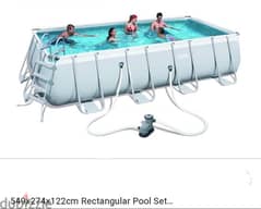 Bestway pool 549x274x122cm full equipment with  solar for free 0