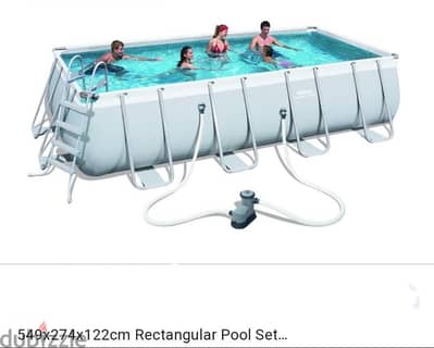 Bestway pool 549x274x122cm full equipment with  solar for free