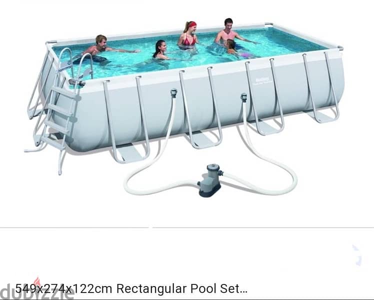 Bestway pool 549x274x122cm full equipment with  solar for free 0