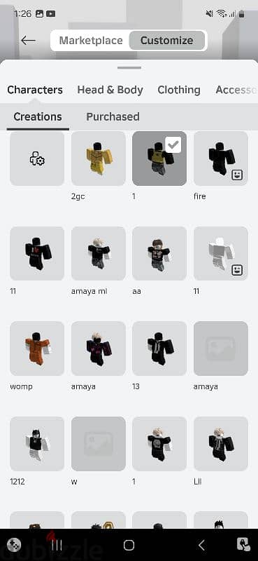 Roblox account 2