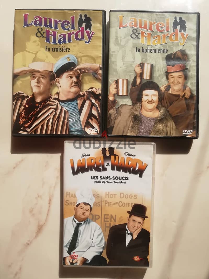 Collection of 9 original Laurel & Hardy movies (15 dvds) check descrip 2