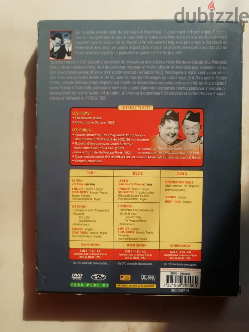 Collection of 9 original Laurel & Hardy movies (15 dvds) check descrip 7