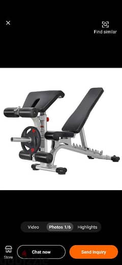 multi functional bench 03027072 GEO SPORT معدات رياضية جديد ومستعمل 0