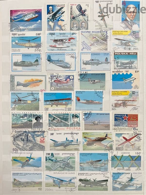 Rare Collection of International Aviation Stamps 1