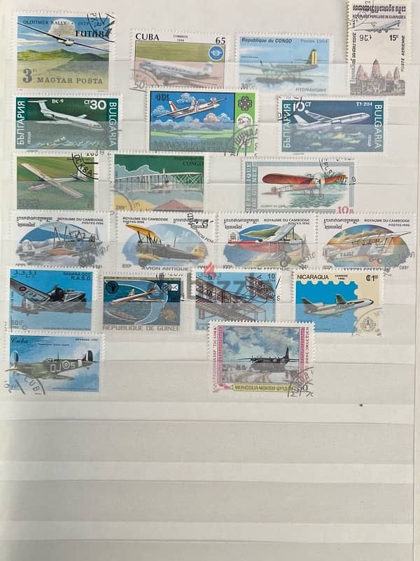 Rare Collection of International Aviation Stamps 2