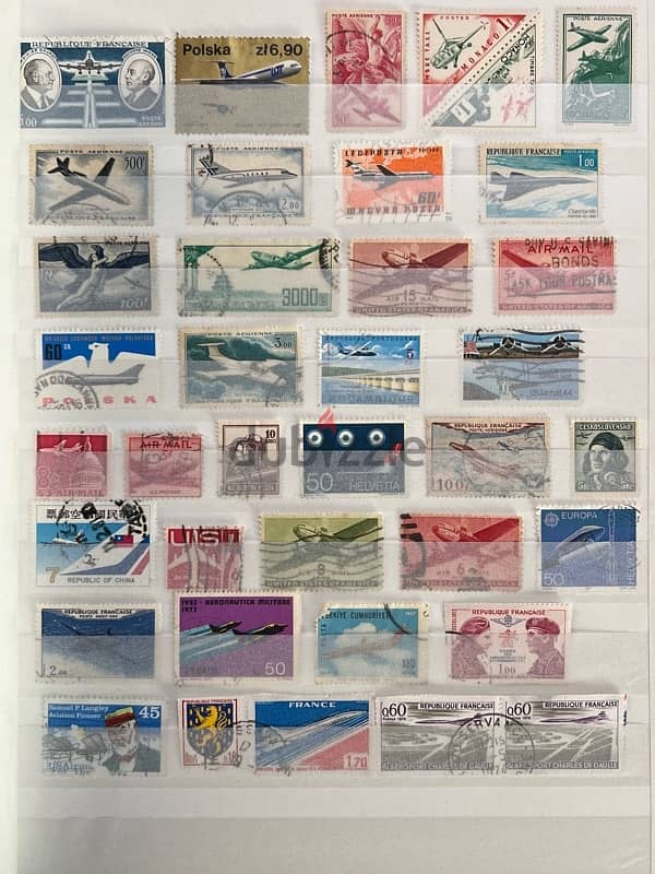 Rare Collection of International Aviation Stamps 6