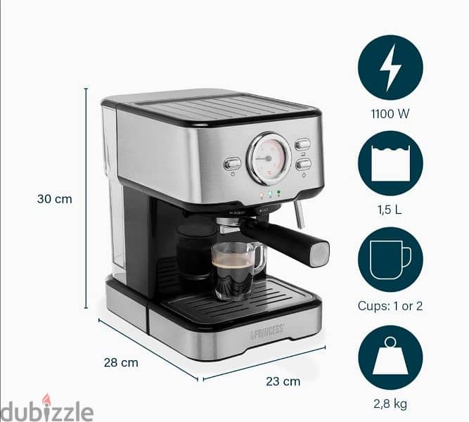 Princess 249412 Espresso + Capsule Machine  /3$delivery 2