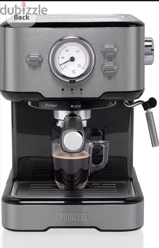 Princess 249412 Espresso + Capsule Machine  /3$delivery 17