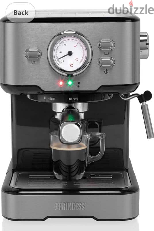 Princess 249412 Espresso + Capsule Machine  /3$delivery 18