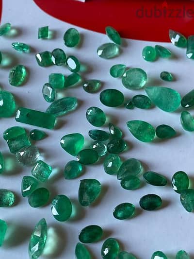 natural emerald 87.75 ct parcel