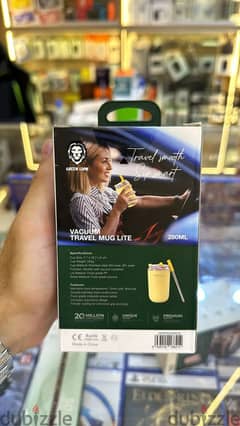 Green lion Vacuum travel mug lite yellow great & original offer 0