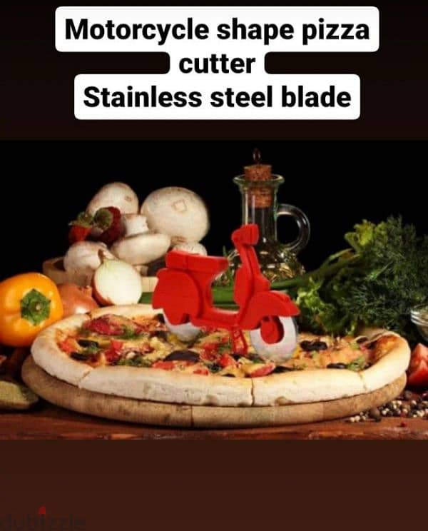 sharp stainless steel blades pizza cutter 4