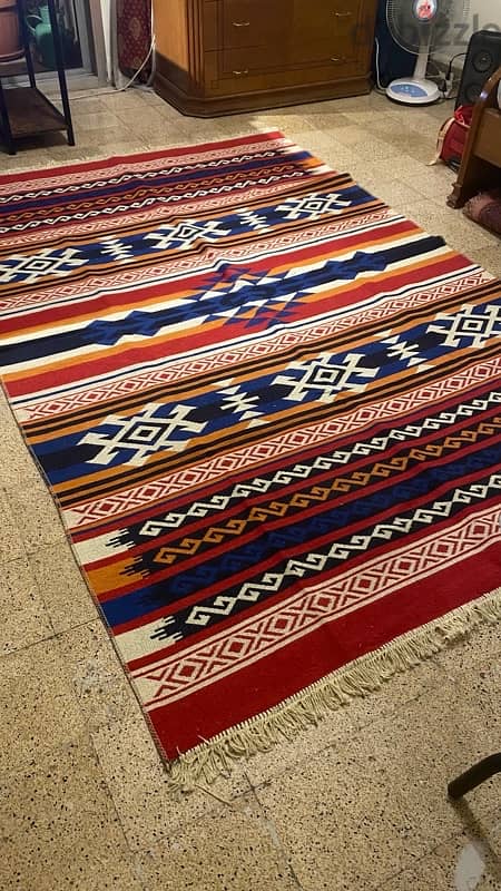 Mexican Carpet Rug 160x250 سجادة / بُسط مكسيكي 2