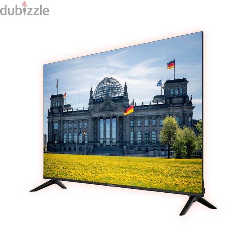 POSHBERG 65″ INCH 4K UHD Smart Frameless TV-تلفزيون 65 انش - كفالة سنة 3