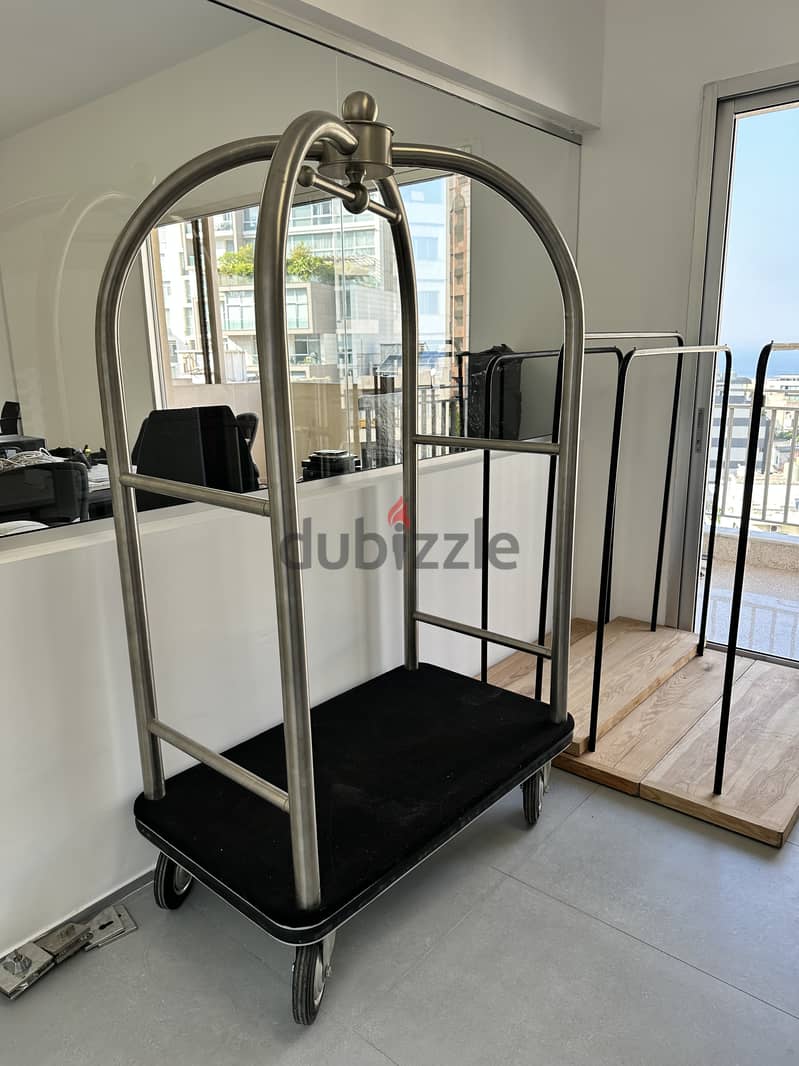 Hotel Trolley stainless like new 0