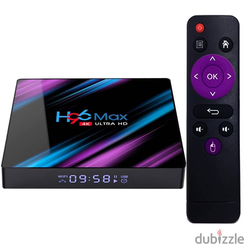 H96 MAX Smart TV Box 4GB 64GB Media player 4K Android 10.0 1