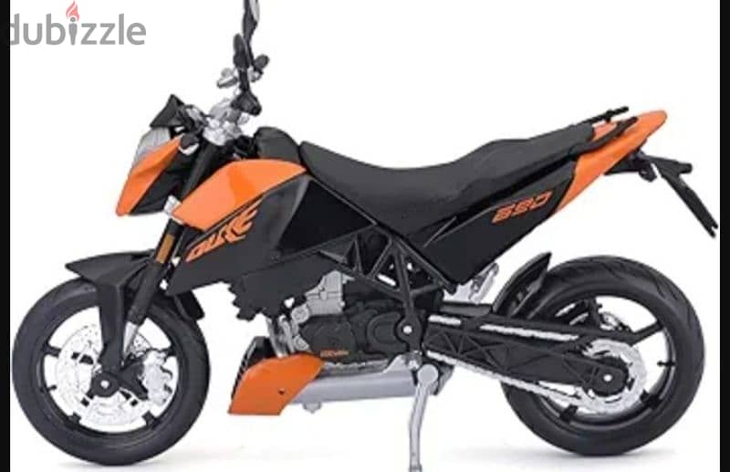 KTM 690 Duke diecast motorcycle model 1:12 1