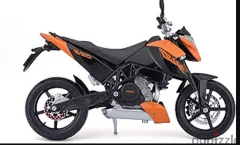 KTM 690 Duke diecast motorcycle model 1:12 2