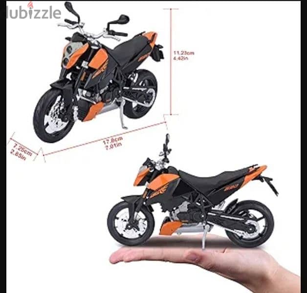 KTM 690 Duke diecast motorcycle model 1:12 4