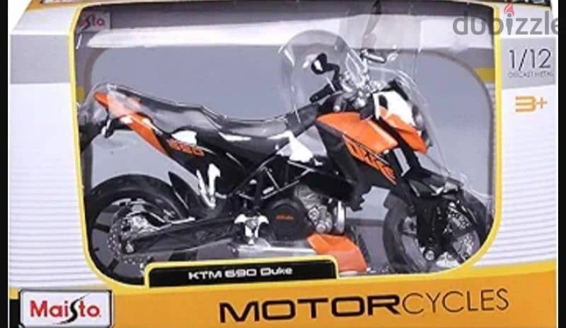 KTM 690 Duke diecast motorcycle model 1:12 5