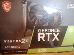 RTX 3050 6gb ventus 2× 0