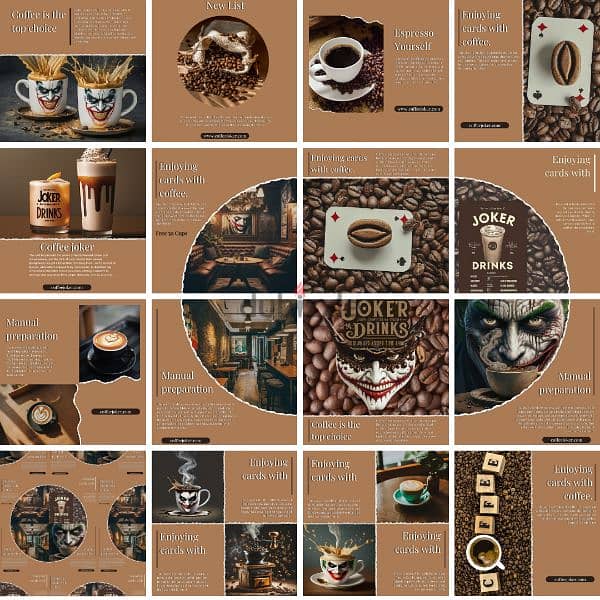 15 بوست إنستقرام لقهوة ،Post Instagram، Coffee،Instagram Design،Design 1