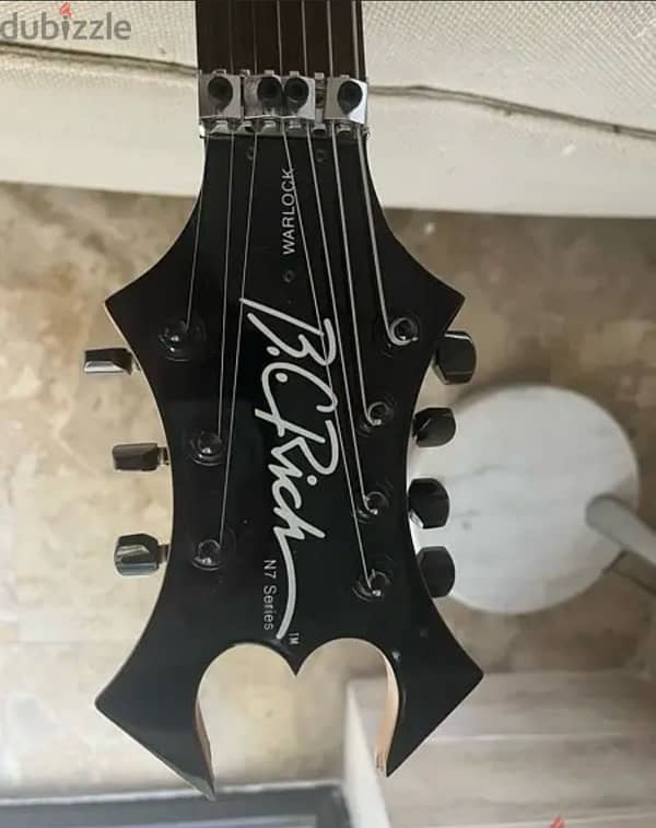 B. C. Rich N7 series 7-string Warlock guitar 1