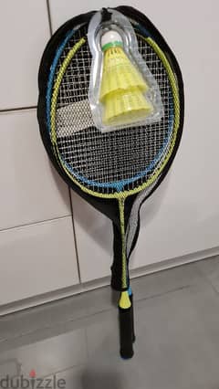 Lightly used Badminton set from Decathlon, 2 rackets and shuttlecocks. 0