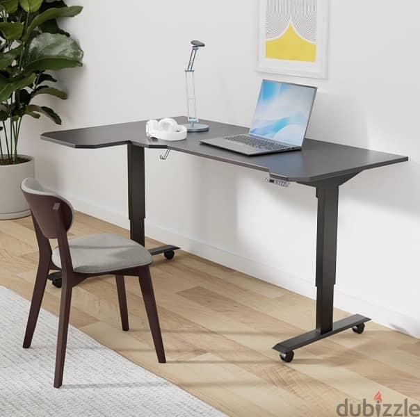 L shape Adjustable Standing Desk طاولة مكتب 2