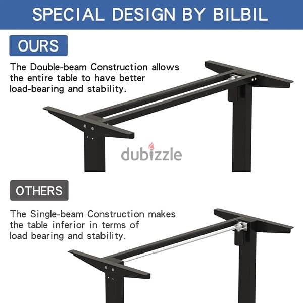 Adjustable Standing Desk طاولة مكتب 5