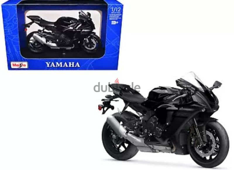 Yamaha YZF-R diecast motorcycle model 1:12 1