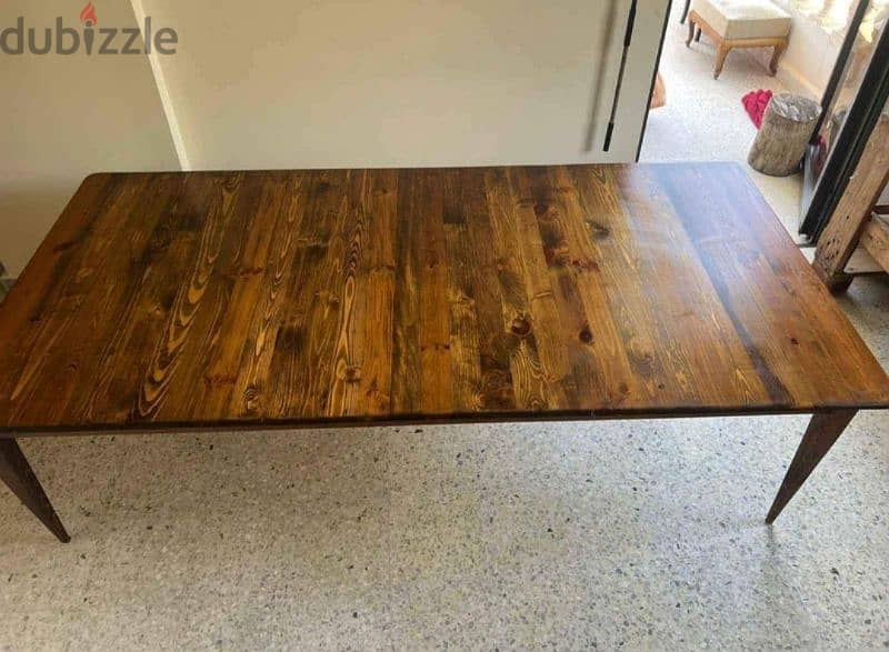 Coffee table for sale - طاولة خشب للبيع 4