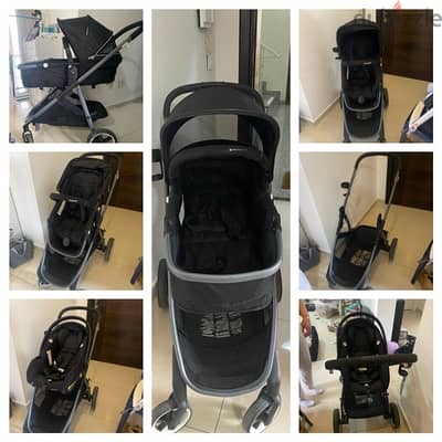 stroller with carseat 0+