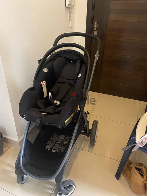 stroller with carseat 0+ 3