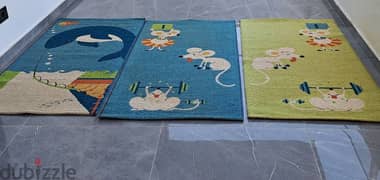 3 colourful carpets for kids badroom 0