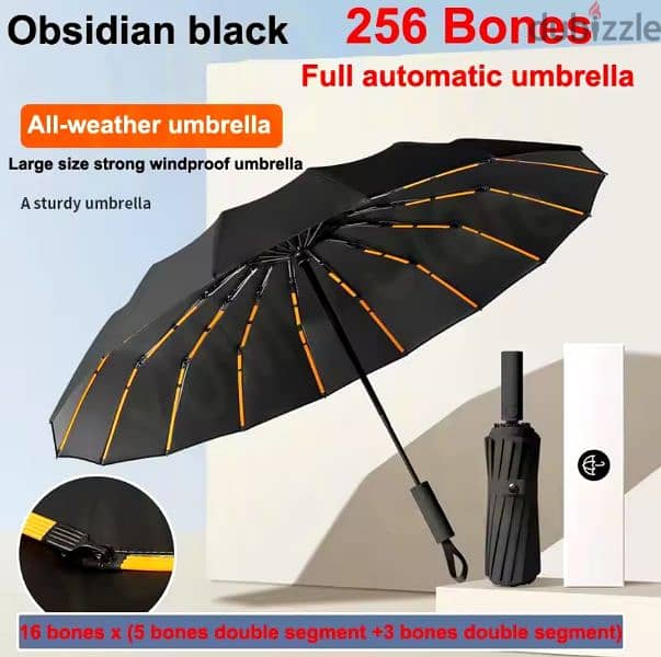 top quality 24 / 48 bones windproof automatic umbrella شمسية شماسي 4